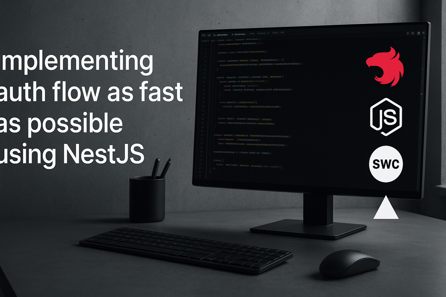 Implementing auth flow as fast as possible using NestJS