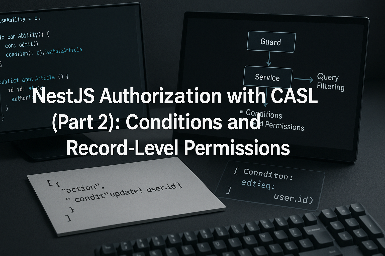 NestJS Authorization with CASL (Part 2): Conditions and Record-Level Permissions