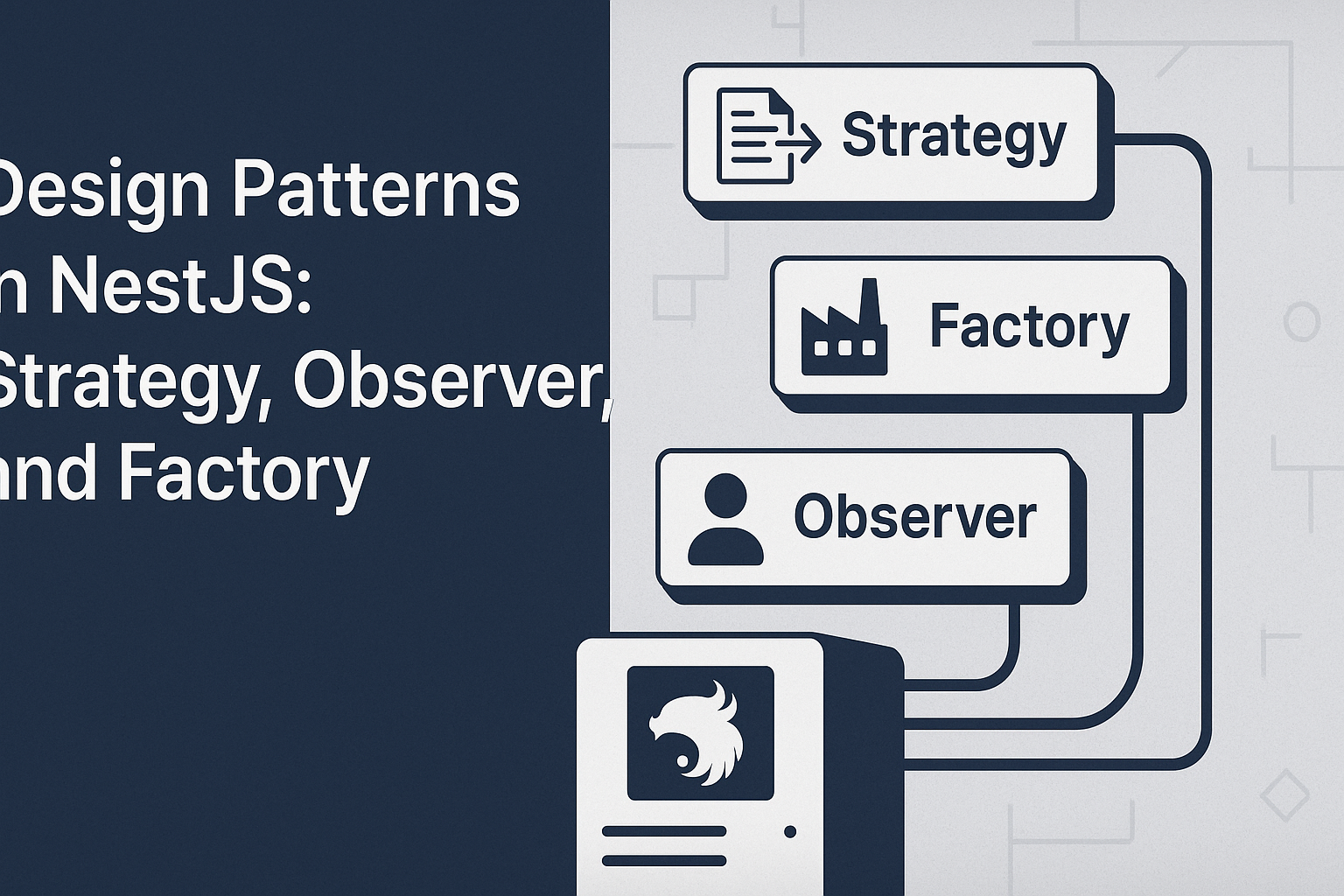 Design Patterns in NestJS: Strategy, Observer, and Factory