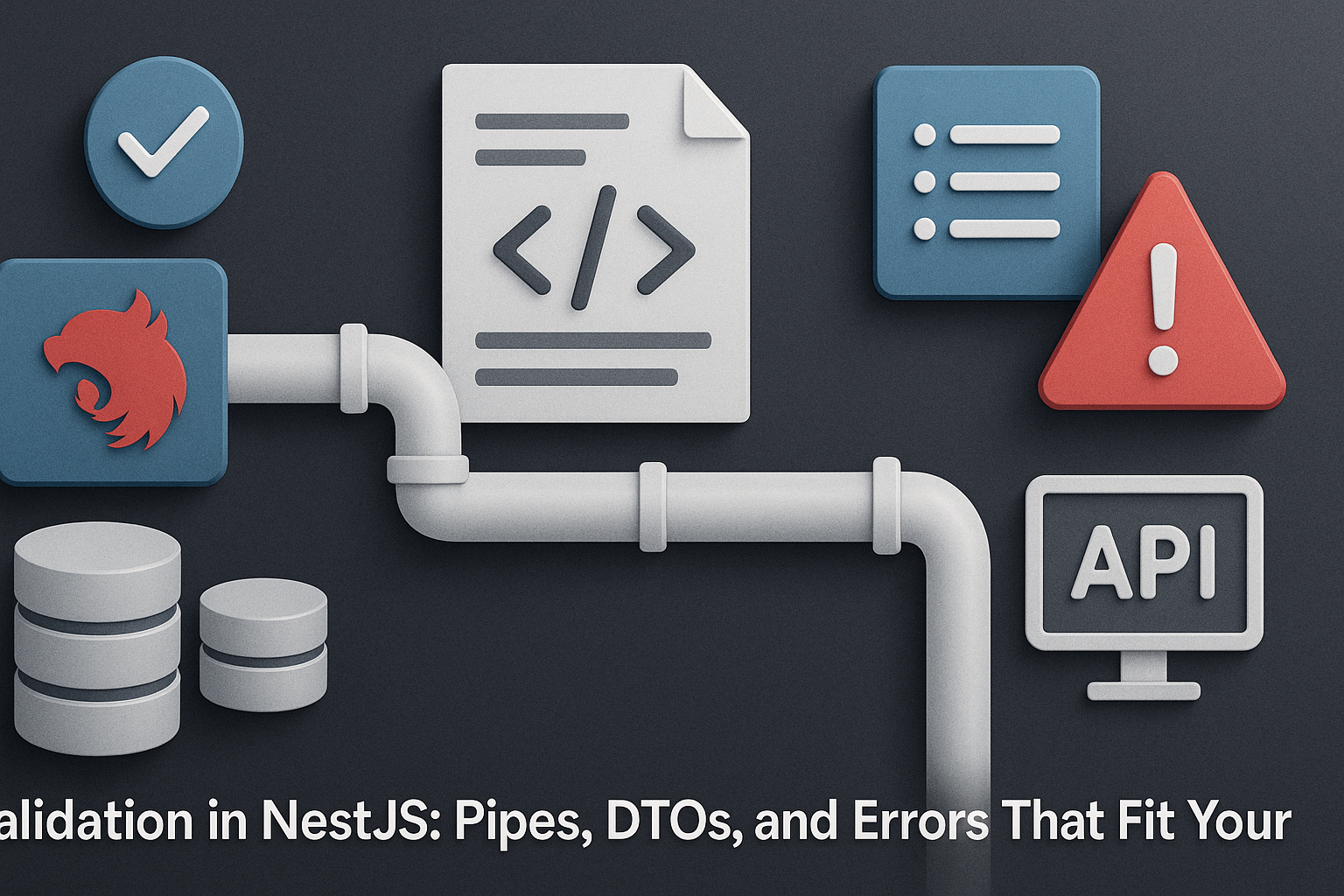 Validation in NestJS: Pipes, DTOs, and Errors That Fit Your API